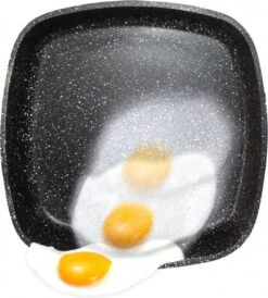 Herenthal Dubbele Grillpan - Ø 28 Cm - Koekenpan - Keramische Pan - Marmeren Coating Met Antiaanbaklaag - PFAS & PFOA Vrij - Pan - Grill - Vermindert Geur, Rook En Oliespatten - Zilver -Greenpan Winkel 1082x1200 1