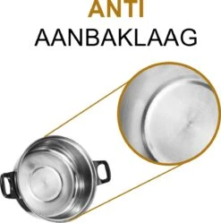 KitchenPrince 12-Delige Pannenset RVS - Pottenset - Kookpannen - Koekenpan - Steelpan - Bakpan - PFAS-Vrij - Pannenset - Pannenset Inductie - Antiaanbaklaag - Koekenpannenset 11 KitchenPrince 12-Delige Pannenset RVS - Pottenset - Kookpannen - Koekenpan - Steelpan - Bakpan - PFAS-Vrij - Pannenset - Pannenset Inductie - Antiaanbaklaag - Koekenpannenset -Greenpan Winkel 1190x1200 2