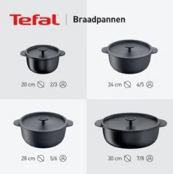 Tefal Trattoria Braadpan - Ø28 Cm - Inclusief Deksel -Greenpan Winkel 1194x1200 1
