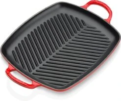 Le Creuset Rechthoekige Grill 30cm Kersenrood 7 Le Creuset Rechthoekige Grill 30cm Kersenrood -Greenpan Winkel 1200x1002 2