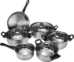 KitchenPrince 12-Delige Pannenset RVS - Pottenset - Kookpannen - Koekenpan - Steelpan - Bakpan - PFAS-Vrij - Pannenset - Pannenset Inductie - Antiaanbaklaag - Koekenpannenset 14 KitchenPrince 12-Delige Pannenset RVS - Pottenset - Kookpannen - Koekenpan - Steelpan - Bakpan - PFAS-Vrij - Pannenset - Pannenset Inductie - Antiaanbaklaag - Koekenpannenset -Greenpan Winkel 1200x1008 4
