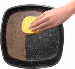 Herenthal Dubbele Grillpan - Ø 28 Cm - Koekenpan - Keramische Pan - Marmeren Coating Met Antiaanbaklaag - PFAS & PFOA Vrij - Pan - Grill - Vermindert Geur, Rook En Oliespatten - Zilver -Greenpan Winkel 1200x1097