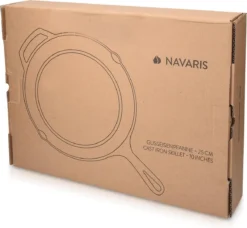 Navaris Gietijzeren Koekenpan - Braadpan Van Gietijzer - Ronde Skillet - Geschikt Voor Alle Warmtebronnen - Ø 25 Cm - Ovenbestendig Tot 260?graden -Greenpan Winkel 1200x1109 1