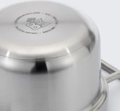 BK-Q-Linair Master Glas Kookpan 18 Cm - RVS - Glazen Deksel - Veilig Afgietsysteem - Inductie -Greenpan Winkel 1200x1112