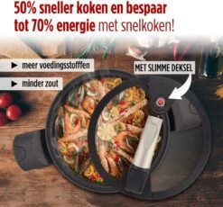 Rosmarino - Snelkookpan Met Glazen Deksel - Zwart - Ø24cm - 5 Liter - 100% PFAS & PFOA Vrij - Aluminium - Pressure Cooker - Non-stick Minerale Coating - Ergonomische Handgrepen - Geschikt Voor Alle Warmtebronnen -Greenpan Winkel 1200x1115