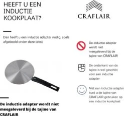 CRAFLAIR ~ Tajine ~ Ø 30 Cm ~ Geschikt Voor Inductie - Adapter ~ Handgemaakt ~ Geglazuurd Keramiek -Greenpan Winkel 1200x1118 4
