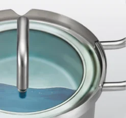 BK-Q-Linair Master Glas Kookpan 18 Cm - RVS - Glazen Deksel - Veilig Afgietsysteem - Inductie -Greenpan Winkel 1200x1120