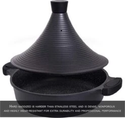 Aluminium Tajine Agadir- Matt Black Geschikt Ook Voor Inductie -Greenpan Winkel 1200x1131 3