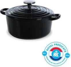 BK Bourgogne Braadpan Ø 20 Cm - Zwart - Gietijzer - Inductie -Greenpan Winkel 1200x1134 1