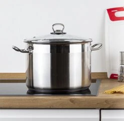 Haushalt Soeppan Met Glazen Deksel - 10 Liter- RVS 17 Haushalt Soeppan Met Glazen Deksel - 10 Liter- RVS -Greenpan Winkel 1200x1165 2