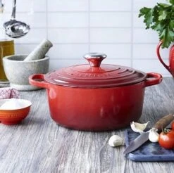 Le Creuset Signature Braadpan - 4,2 L - 24 Cm - Kersenrood -Greenpan Winkel 1200x1197 12