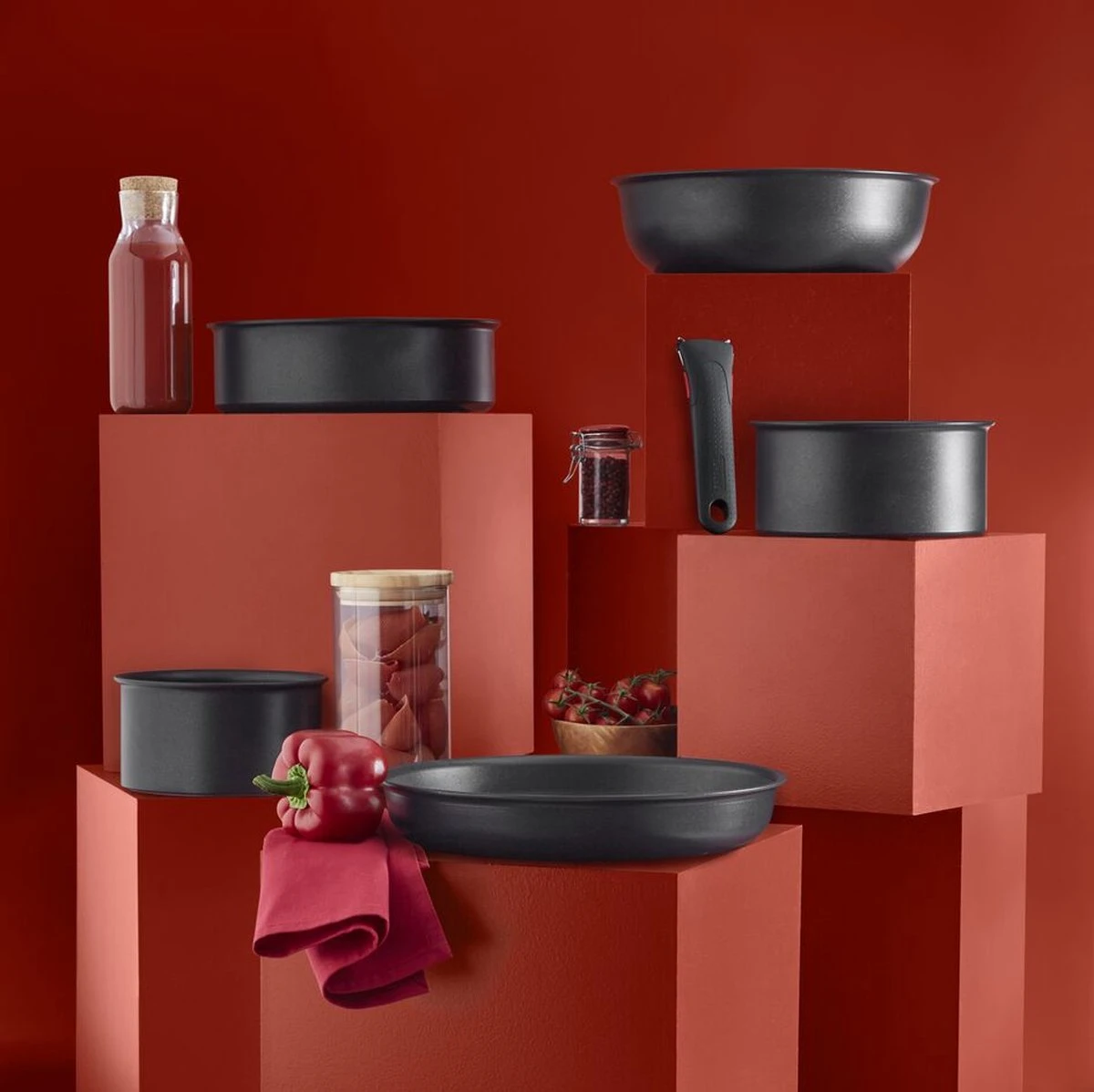 Tefal Ingenio Unlimited - Hapjespan - Ø24 Cm - Excl. Handgreep 7 Tefal Ingenio Unlimited - Hapjespan - Ø24 Cm - Excl. Handgreep - Afbeelding 7