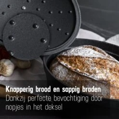 Gietijzeren Braadpan - Sudderpan Zwart Van Daumonet - Ovaal - Ø 29 Cm - 3 Liter - 100% PFAS & PFOA Vrij - Emaille - Geschikt Voor Alle Warmtebronnen - Elektrisch - Gas - Halogeen - Inductie - Keramisch - Vaatwasserbestendig 14 Gietijzeren Braadpan - Sudderpan Zwart Van Daumonet - Ovaal - Ø 29 Cm - 3 Liter - 100% PFAS & PFOA Vrij - Emaille - Geschikt Voor Alle Warmtebronnen - Elektrisch - Gas - Halogeen - Inductie - Keramisch - Vaatwasserbestendig -Greenpan Winkel 1200x1200 1007