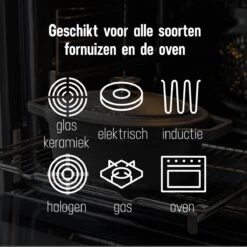 Gietijzeren Braadpan - Sudderpan Zwart Van Daumonet - Ovaal - Ø 29 Cm - 3 Liter - 100% PFAS & PFOA Vrij - Emaille - Geschikt Voor Alle Warmtebronnen - Elektrisch - Gas - Halogeen - Inductie - Keramisch - Vaatwasserbestendig 21 Gietijzeren Braadpan - Sudderpan Zwart Van Daumonet - Ovaal - Ø 29 Cm - 3 Liter - 100% PFAS & PFOA Vrij - Emaille - Geschikt Voor Alle Warmtebronnen - Elektrisch - Gas - Halogeen - Inductie - Keramisch - Vaatwasserbestendig -Greenpan Winkel 1200x1200 1013