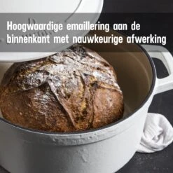 Daumonet Carême Blanc Gietijzeren Braadpan - Sudderpan Wit - Rond - Ø 26 Cm - 4,4 Liter - 100% PFAS & PFOA Vrij - Emaille - Geschikt Voor Alle Warmtebronnen - Elektrisch - Gas - Halogeen - Inductie - Keramisch - Vaatwasserbestendig 19 Daumonet Carême Blanc Gietijzeren Braadpan - Sudderpan Wit - Rond - Ø 26 Cm - 4,4 Liter - 100% PFAS & PFOA Vrij - Emaille - Geschikt Voor Alle Warmtebronnen - Elektrisch - Gas - Halogeen - Inductie - Keramisch - Vaatwasserbestendig -Greenpan Winkel 1200x1200 1050