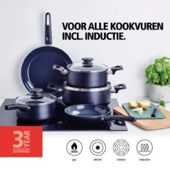 Brabantia Cooking Pleasure Set - 5 Delig - Inductie - Keramische Anti Aanbaklaag - Pfas Vrij -Greenpan Winkel 1200x1200 1107