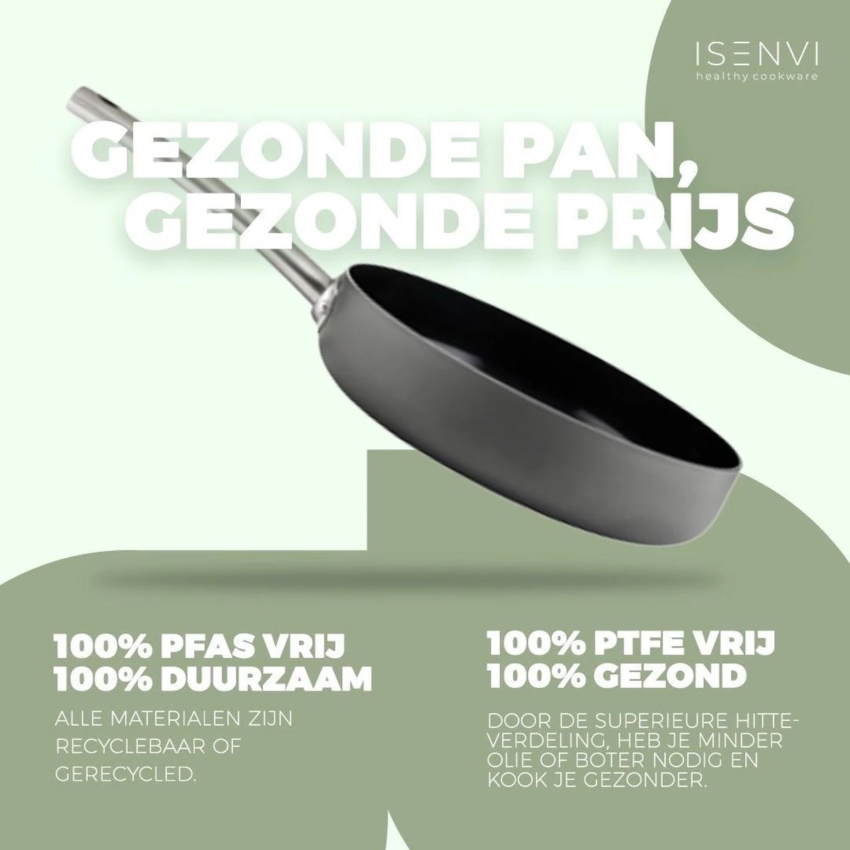 ISENVI Avon Compleet Set - Pannenset 6 Delig - Ergo Grepen 4 ISENVI Avon Compleet Set - Pannenset 6 Delig - Ergo Grepen - Afbeelding 4
