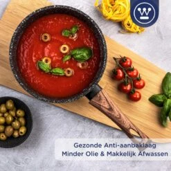 Westinghouse Steelpan Inductie - Ø 20 Cm - Zwart Marmer - Speciale Editie -Greenpan Winkel 1200x1200 1238