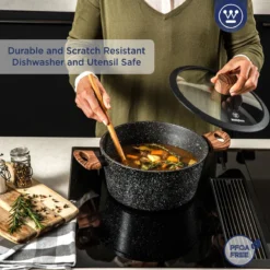 Westinghouse Kookpan/Braadpan Inductie - Ø 24 Cm - Zwart Marmer - Speciale Editie 11 Westinghouse Kookpan/Braadpan Inductie - Ø 24 Cm - Zwart Marmer - Speciale Editie -Greenpan Winkel 1200x1200 14