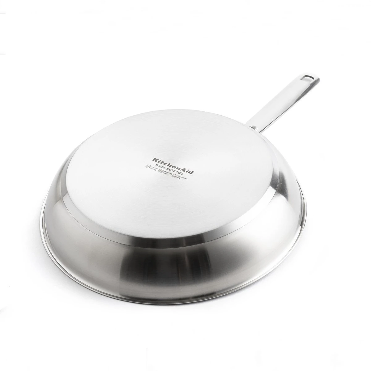 KitchenAid Stainless Steel Wok ø28cm - RVS - Inductie - Anti-aanbak 6 KitchenAid Stainless Steel Wok ø28cm - RVS - Inductie - Anti-aanbak - Afbeelding 6