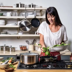 KitchenAid Stainless Steel Wok ø28cm - RVS - Inductie - Anti-aanbak 15 KitchenAid Stainless Steel Wok ø28cm - RVS - Inductie - Anti-aanbak -Greenpan Winkel 1200x1200 145