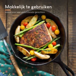 Ocina Gietijzeren Pan – ø30,5cm - Skillet - Koekenpan – Hapjespan – Koekenpan Inductie – Koekenpannenset - Gietijzeren Pan Bbq - Gietijzer -Greenpan Winkel 1200x1200 254