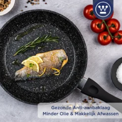Westinghouse Koekenpan - Ø 30 Cm - Zwart Marmer - Geschikt Voor Alle Warmtebronnen Inclusief Inductie -Greenpan Winkel 1200x1200 301