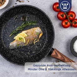 Westinghouse Koekenpan Inductie - Ø 20 Cm - Zwart Marmer - Speciale Editie -Greenpan Winkel 1200x1200 308