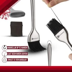 Rednas Poffertjespan Pakket - Incl. Luxe Giftbox - Incl.Bakkwast/Vork/Doseerfles - RVS/Gietijzer -Greenpan Winkel 1200x1200 577