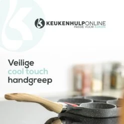Culistar Pannenkoekenpan Inductie - Pancake Pan - Omeletpan - Omeletmaker - Eierpan - Inclusief Receptenboekje -Greenpan Winkel 1200x1200 591