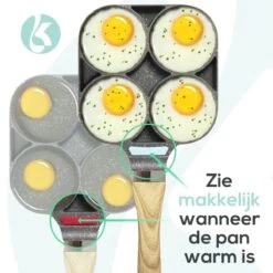 Culistar Pannenkoekenpan Inductie - Pancake Pan - Omeletpan - Omeletmaker - Eierpan - Inclusief Receptenboekje -Greenpan Winkel 1200x1200 592