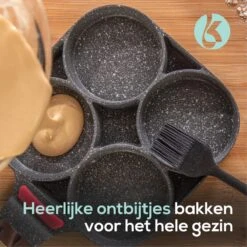 Culistar Pannenkoekenpan Inductie - Pancake Pan - Omeletpan - Omeletmaker - Eierpan - Inclusief Receptenboekje -Greenpan Winkel 1200x1200 596