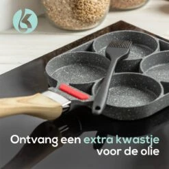 Culistar Pannenkoekenpan Inductie - Pancake Pan - Omeletpan - Omeletmaker - Eierpan - Inclusief Receptenboekje -Greenpan Winkel 1200x1200 597