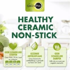 Greenpan Torino Keramische Hapjespan - 28 Cm - Met Glazen Deksel -Greenpan Winkel 1200x1200 657