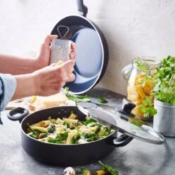 Greenpan Torino Keramische Hapjespan - 28 Cm - Met Glazen Deksel -Greenpan Winkel 1200x1200 665