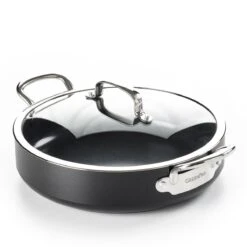 GreenPan Barcelona Infinity Pro Hapjespan Met Deksel 30cm - Zwart - Inductie - PFAS-vrij -Greenpan Winkel 1200x1200 689