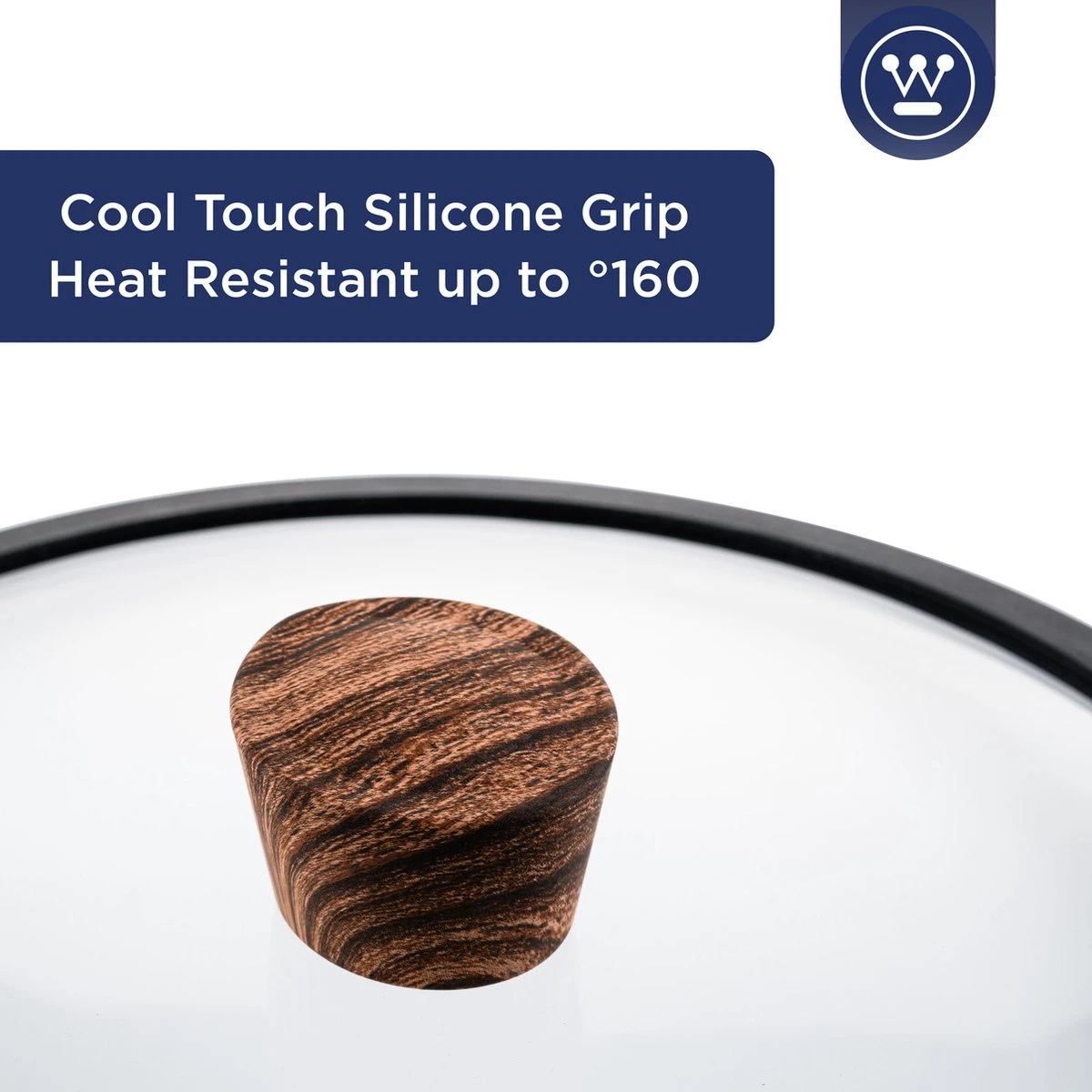 Westinghouse Hapjespan Inductie - Ø 28 Cm - Zwart Marmer Wood - Speciale Editie - Met Deksel - Geschikt Voor Alle Warmtebronnen 7 Westinghouse Hapjespan Inductie - Ø 28 Cm - Zwart Marmer Wood - Speciale Editie - Met Deksel - Geschikt Voor Alle Warmtebronnen - Afbeelding 7