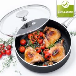 GreenPan Brussels Hapjespan Met Deksel - Ø24 Cm - Keramisch - Inductie -Greenpan Winkel 1200x1200 733