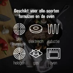 Daumonet Auguste Noir Gietijzeren Grillpan - Steakpan Zwart - PFAS & PFOA Vrij - Vierkant Met Schenktuit - 23,5 Cm - 2 Liter - Emaille - Alle Warmtebronnen - Elektrisch - Gas - Halogeen - Inductie - Keramisch -Greenpan Winkel 1200x1200 789