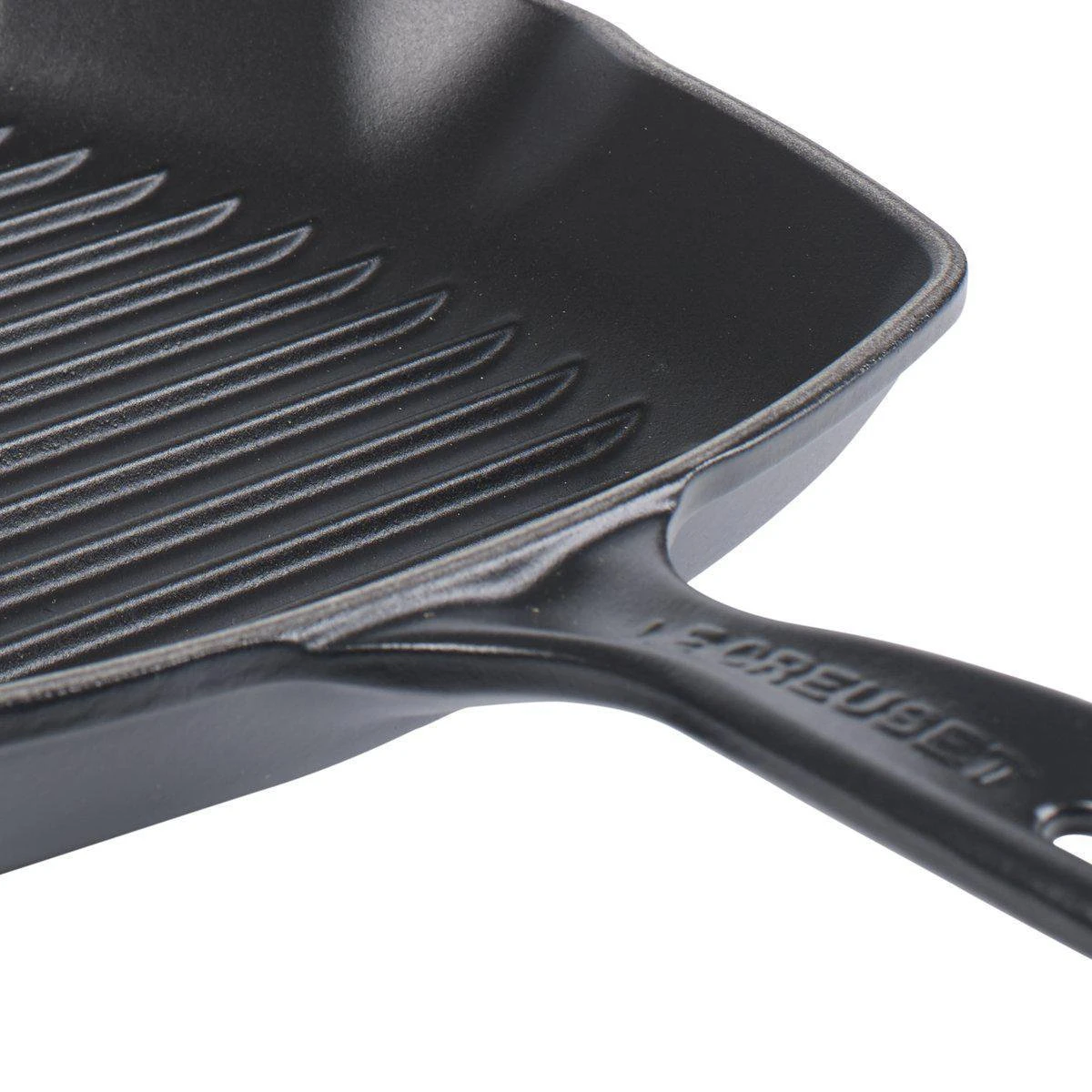Le Creuset Gietijzeren Vierkante Grillpan - 26cm - Mat Zwart 5 Le Creuset Gietijzeren Vierkante Grillpan - 26cm - Mat Zwart - Afbeelding 5