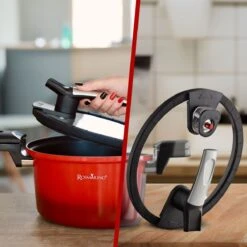 Rosmarino - Snelkookpan Met Glazen Deksel - Zwart - Ø24cm - 5 Liter - 100% PFAS & PFOA Vrij - Aluminium - Pressure Cooker - Non-stick Minerale Coating - Ergonomische Handgrepen - Geschikt Voor Alle Warmtebronnen -Greenpan Winkel 1200x1200 855