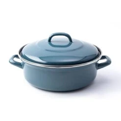 BK Fortalit Braadpan Ø 28 Cm - Blauw - Emaille - Inductie -Greenpan Winkel 1200x1200 976