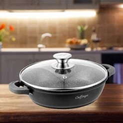 Cheffinger 28cm Lage Kookpot / Braadpan - CF-SC28 -Greenpan Winkel 1200x1200 989