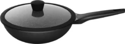 Sola - Wokpan Fair Cooking Zwart/wit Greblon Anti Aanbaklaag