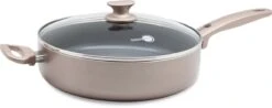 GreenPan Cambridge Hapjespan Met Deksel 28cm - Brons - Inductie - PFAS-vrij -Greenpan Winkel 1200x475