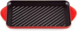 Le Creuset - Gietijzeren Grillplaat - 32x22cm - Kersenrood