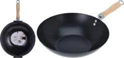 Excellent Houseware Wok Ø30cm Non Stick Zwart Houten Handvat 30 Cm - Pan - Koken - Eten - Keuken 5 Excellent Houseware Wok Ø30cm Non Stick Zwart Houten Handvat 30 Cm - Pan - Koken - Eten - Keuken -Greenpan Winkel 1200x560 2