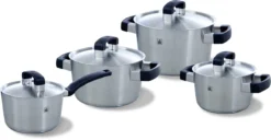 BK Conical Cool Pannenset - 4-delig - RVS – Geschikt Voor Alle Warmtebronnen -Greenpan Winkel 1200x621