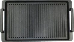 Eurolux Grillplaat Met Grepen - 41 X 24 X 2.5 Cm - Zwart - Aluminium - Geschikt Voor Alle Warmtebronnen -Greenpan Winkel 1200x689 1