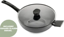 ISENVI Avon Keramische Wok Met Deksel 36 CM - Ergo Greep 8 ISENVI Avon Keramische Wok Met Deksel 36 CM - Ergo Greep -Greenpan Winkel 1200x692